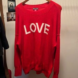 Vince Camuto Red Sweater Size M